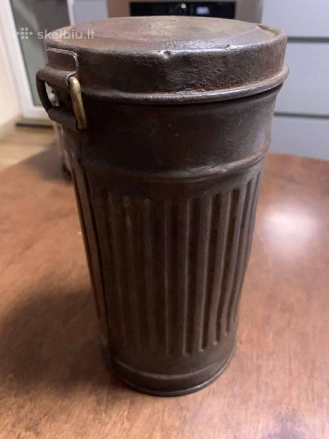 WWII Vokiška Dujokaukės Dėžė M38 + katiliukas - nuotraukos Nr. 8