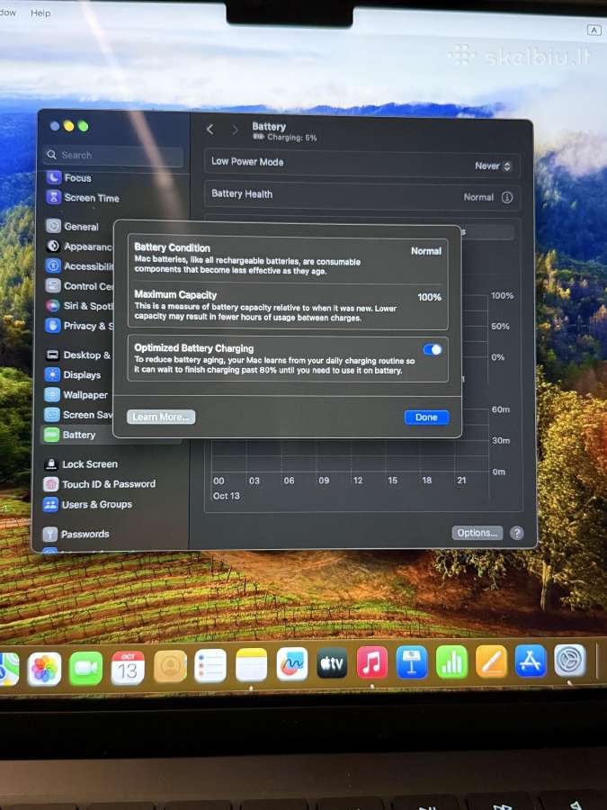 MacBook Pro 14 M3 Pro, 18 GB RAM, 512 GB SSD - nuotraukos Nr. 5