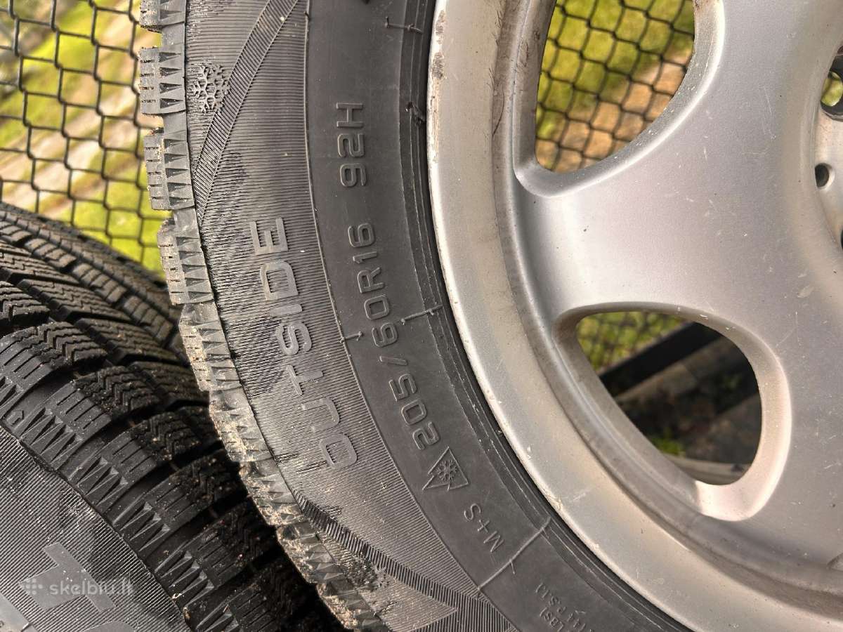 Mercedes-benz R16 žieminių ratų komplektas - nuotraukos Nr. 6