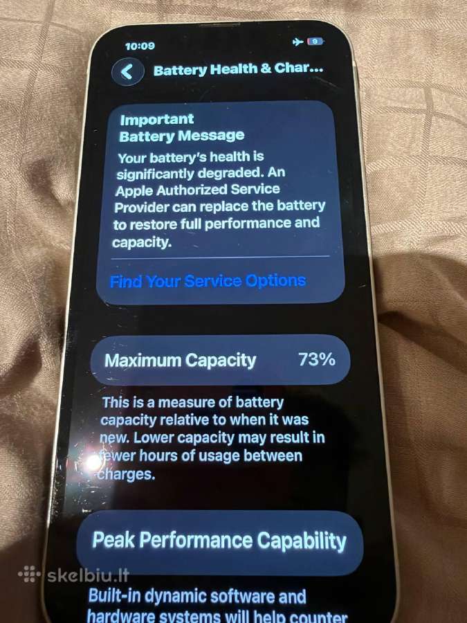 iPhone 13 128gb Starlight / White - nuotraukos Nr. 3