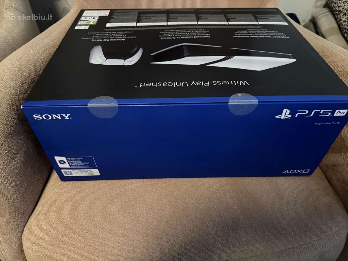 Playstation 5 pro 2tb 24men. garantija. Naujas! - nuotraukos Nr. 2