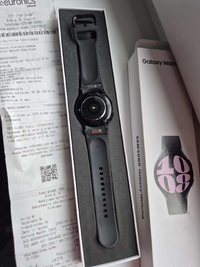 Samsung Galaxy Watch 6 40mm - nuotraukos Nr. 4