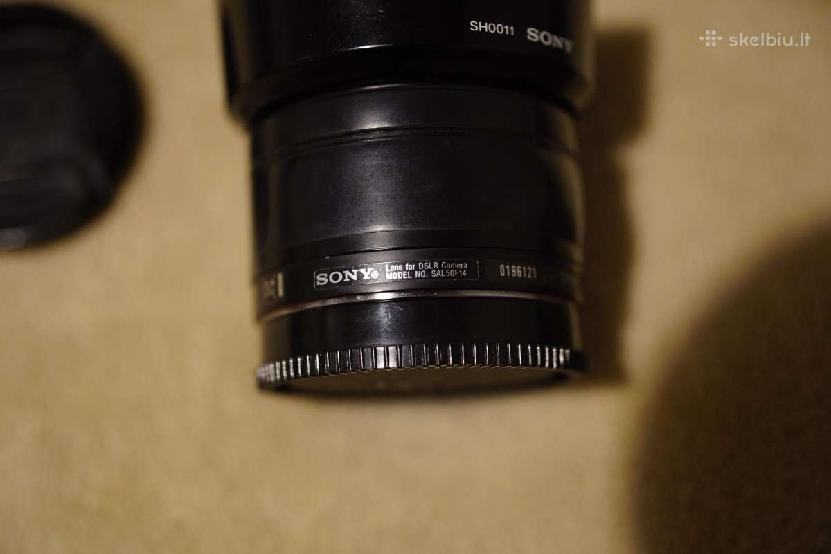 Sony 50mm f/1.4 (a-mount / Sony Alpha) - nuotraukos Nr. 3