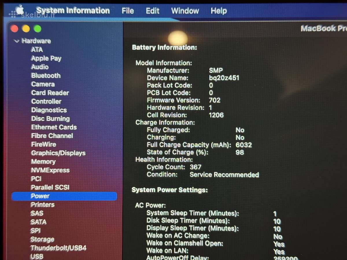 MacBook Pro 15 16gb 512gb SSD - nuotraukos Nr. 13