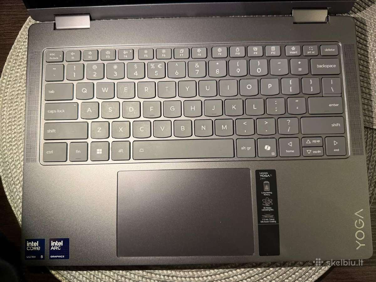 Lenovo Yoga 7 2-in-1 14" Core Ultra 5 16gb RAM - nuotraukos Nr. 8