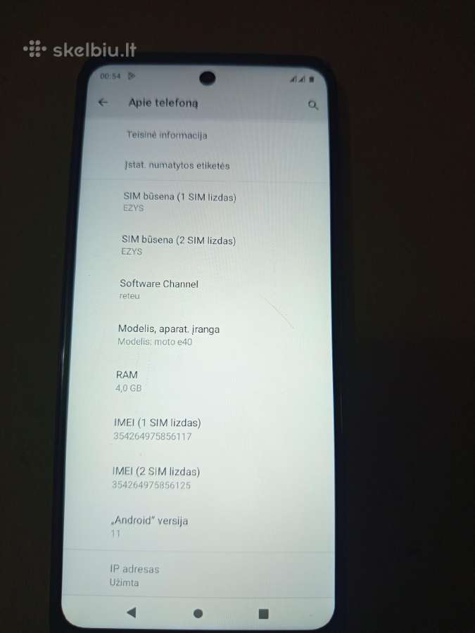 Motorola E40 - nuotraukos Nr. 2