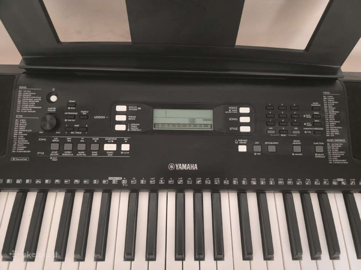 Sintezatorius Yamaha Psr-e373 su stovu - nuotraukos Nr. 2