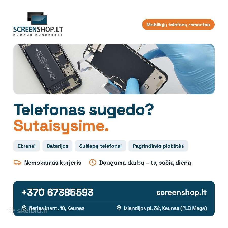 Telefonų,planšečių, kompiuterių remontas Kaune - nuotraukos Nr. 2