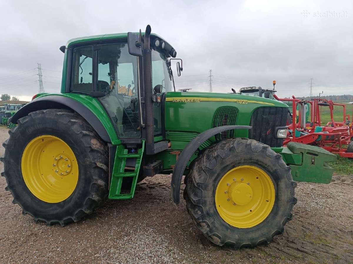 Traktorius john deere 6820 puikios bukles - nuotraukos Nr. 3