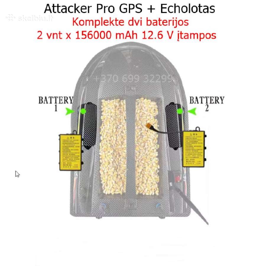 Attacker XT 550, GPS 116tšk, Echolotas,barstytuvas - nuotraukos Nr. 24