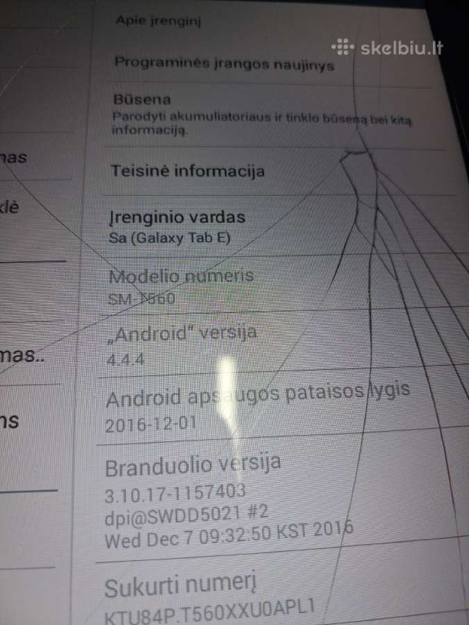 Samsung galaxy tab e sm t560 - nuotraukos Nr. 5