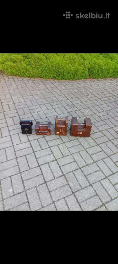 50-30-20-12kg.senoviški įvairus svarmenis - nuotraukos Nr. 2