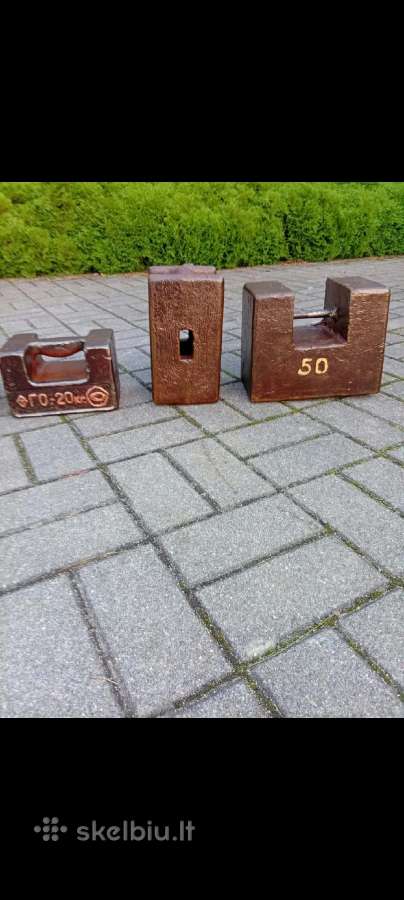 50-30-20-12kg.senoviški įvairus svarmenis - nuotraukos Nr. 3