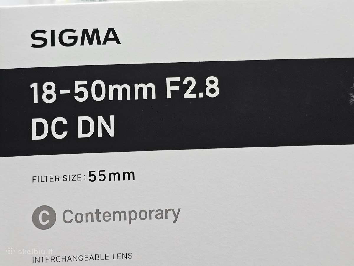 Sigma 18-50mm F2.8 Dc Dn Contemporary Fuji sistem - nuotraukos Nr. 7