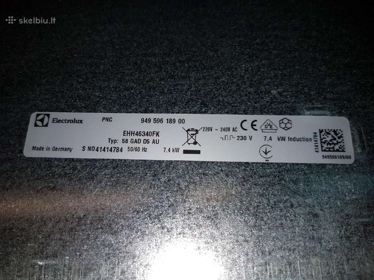 Indukcinė kaitlentė Electrolux Ehh46340fk - nuotraukos Nr. 3