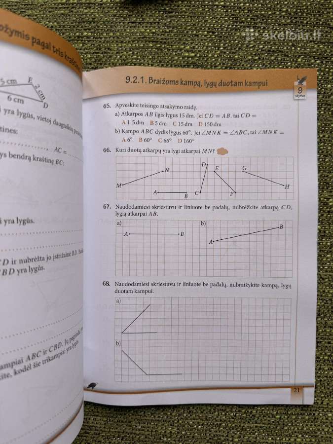 Matematika visiems. Pratybų sąsiuvinis 6 kl. 2 d. - nuotraukos Nr. 2