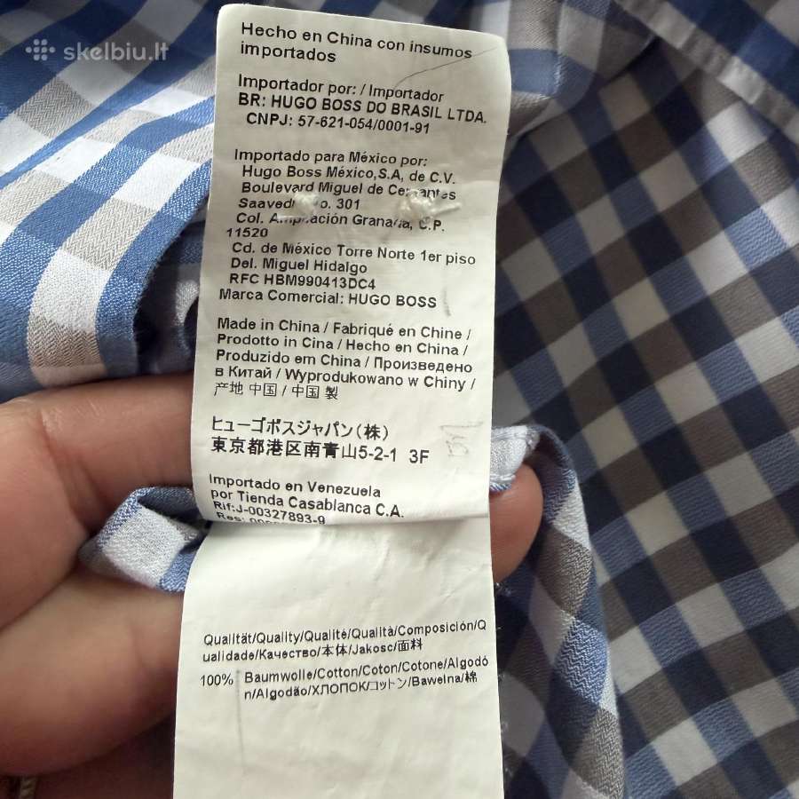 Hugo Boss vyriški marškiniai - nuotraukos Nr. 8