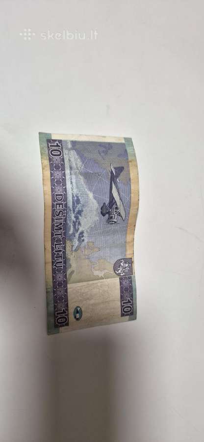 10 litu banknotas Ac serijos - nuotraukos Nr. 2