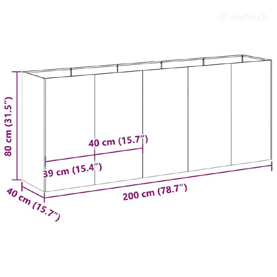 Lovelis, šaltai valcuotas plienas vidaxl(860726) - nuotraukos Nr. 8