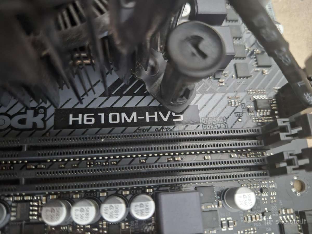 H610m-hvs + i3 12100f - nuotraukos Nr. 2