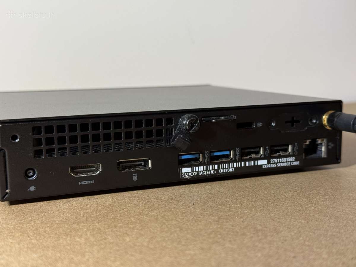 Dell Optiplex 3050 Micro su WiFi i5-7500t - nuotraukos Nr. 2