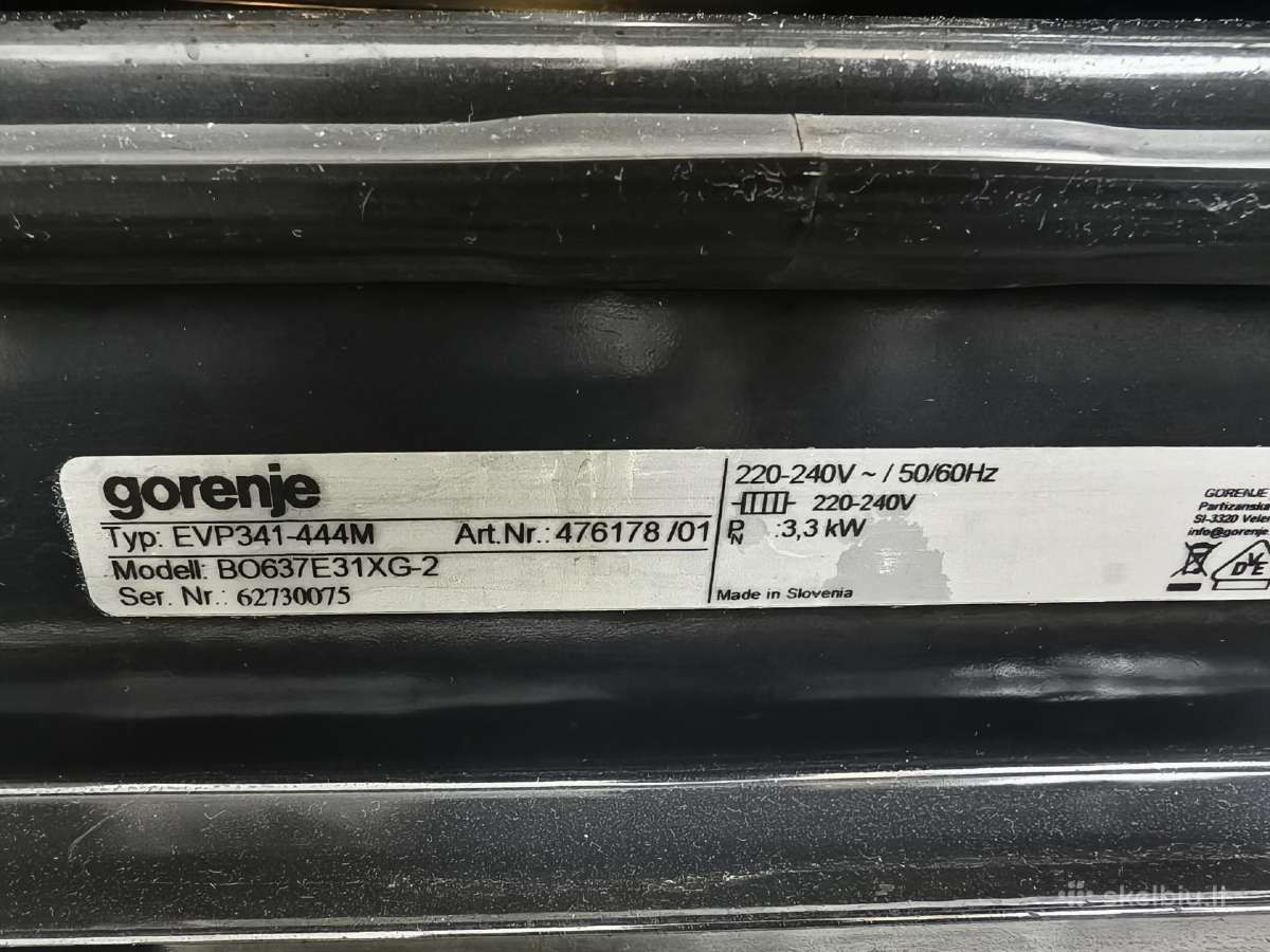 Gorenje orkaitė B0637e31xg-2 - nuotraukos Nr. 3