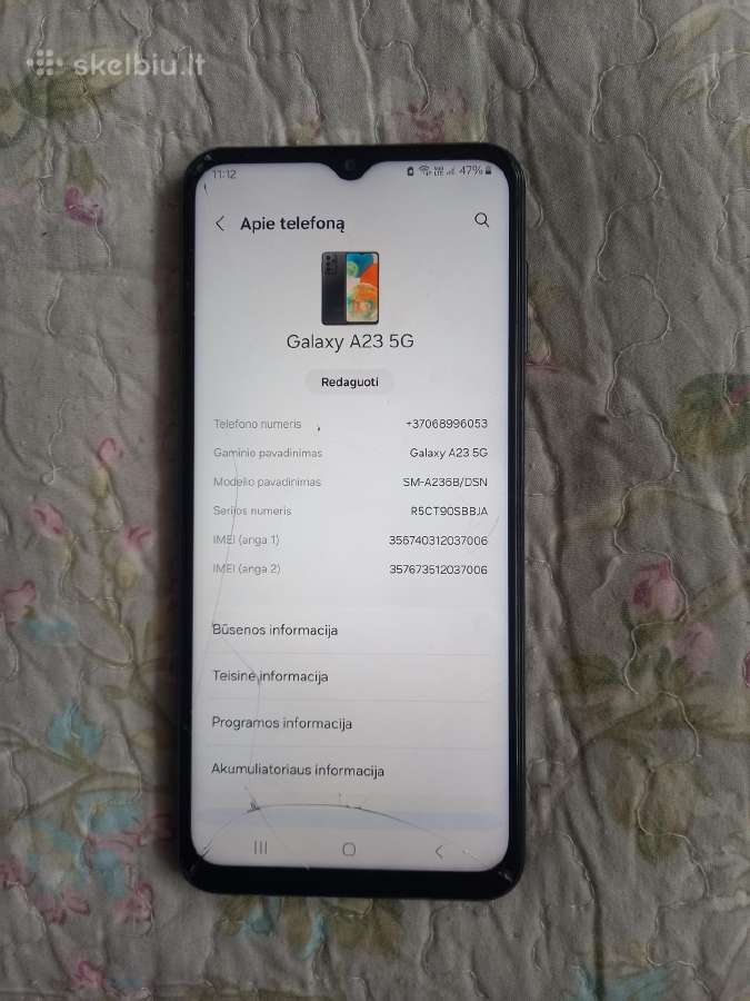 Samsung a23 5G - nuotraukos Nr. 4