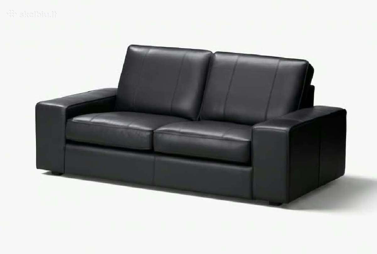 Natūralios odos sofa - nuotraukos Nr. 2