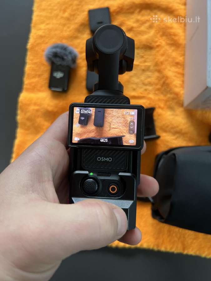 Dji Osmo Pocket 3 Creator Combo + Cage - nuotraukos Nr. 6