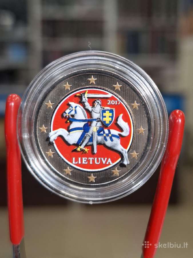Spalvota 2 eurų moneta: Lietuva (2017 m.)š - nuotraukos Nr. 3
