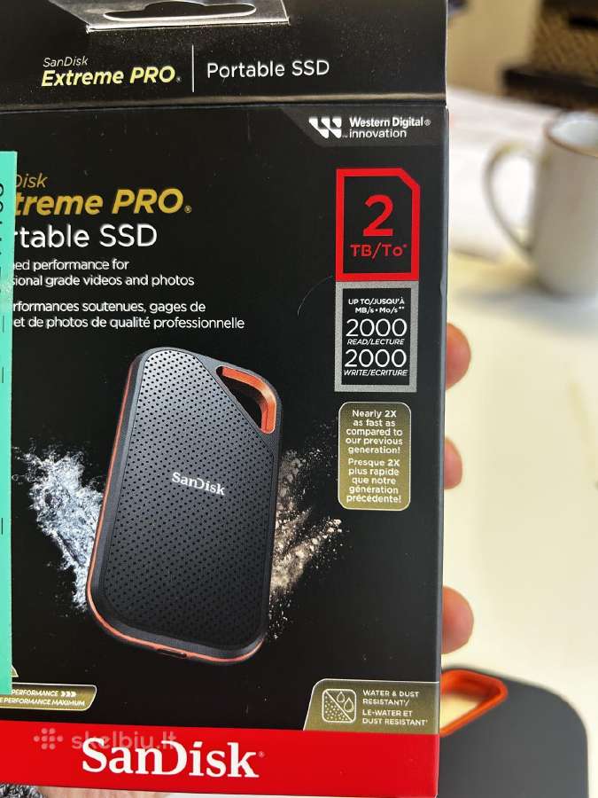 Išorinis diskas Wd 2tb HDD ir Samsung SSD 2tb T5 - nuotraukos Nr. 7