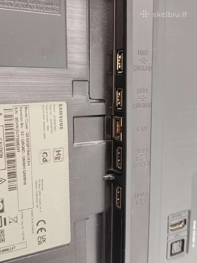 Samsung Qe50q67bau Televizorius - nuotraukos Nr. 4