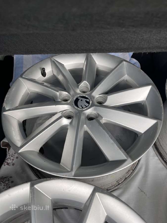 Škoda originalūs ratlankiai - nuotraukos Nr. 3