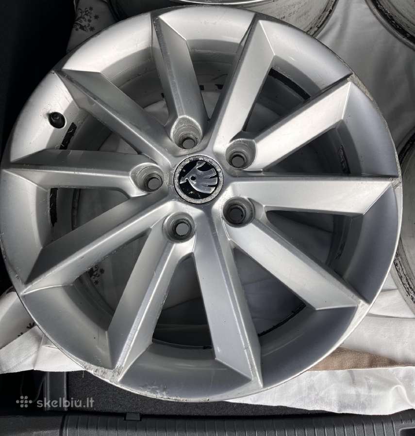 Škoda originalūs ratlankiai - nuotraukos Nr. 4