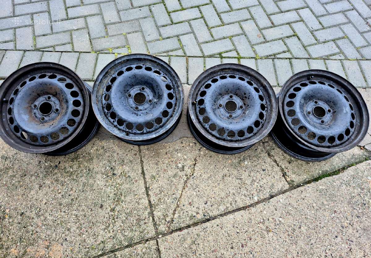 Opel plieniniai ratlankiai ir gaubtai R15 - nuotraukos Nr. 2