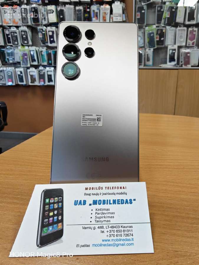 Samsung S25 Ultra 256gb Silver Kaina 650eur - nuotraukos Nr. 5