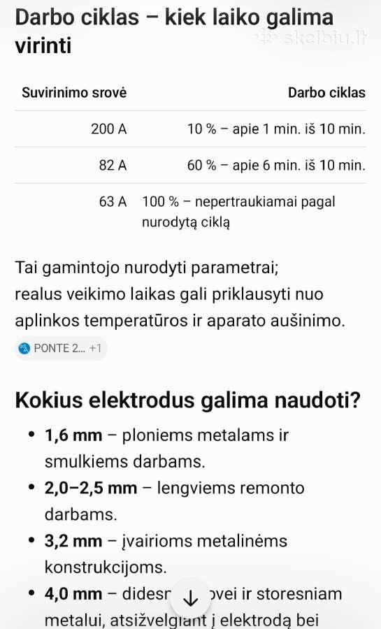 Mma Inverteris Most Ponte 201 - nuotraukos Nr. 6