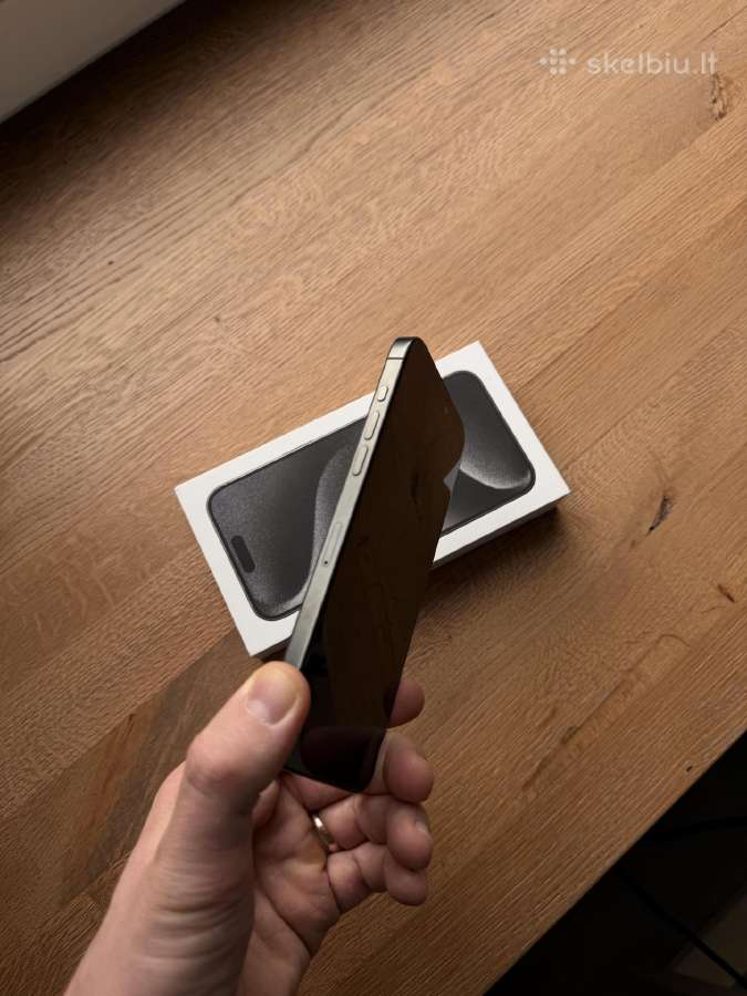Parduodu Apple iPhone 15 Pro Max 256gb Black Titan - nuotraukos Nr. 4