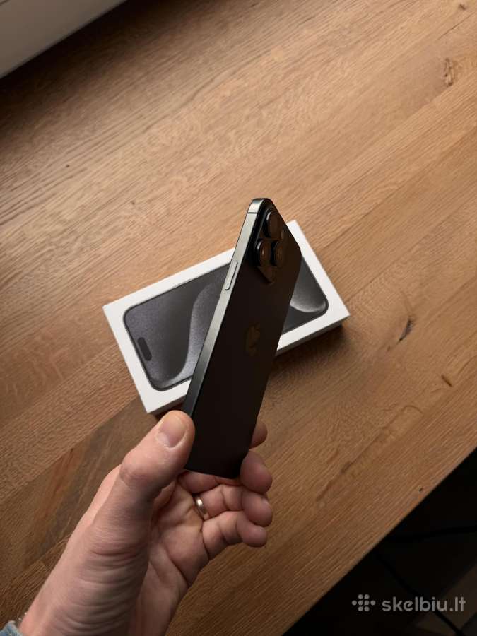 Parduodu Apple iPhone 15 Pro Max 256gb Black Titan - nuotraukos Nr. 5