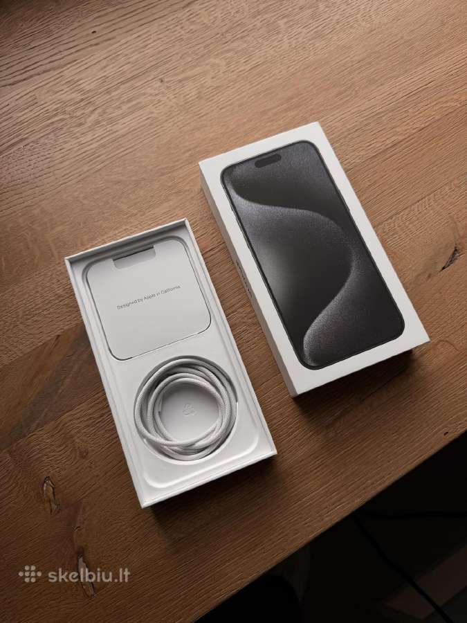 Parduodu Apple iPhone 15 Pro Max 256gb Black Titan - nuotraukos Nr. 8