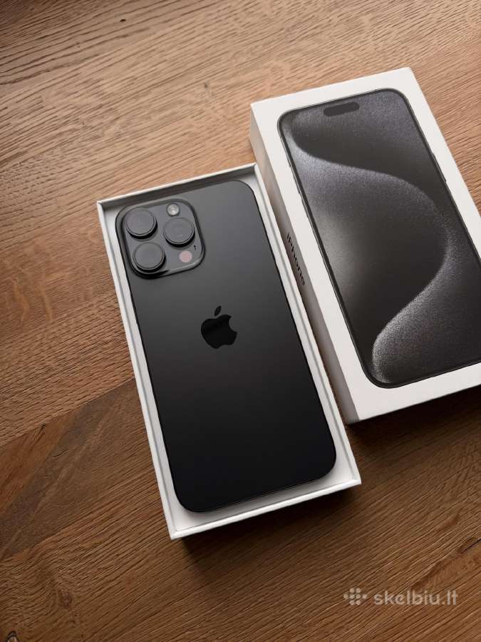 Parduodu Apple iPhone 15 Pro Max 256gb Black Titan - nuotraukos Nr. 9