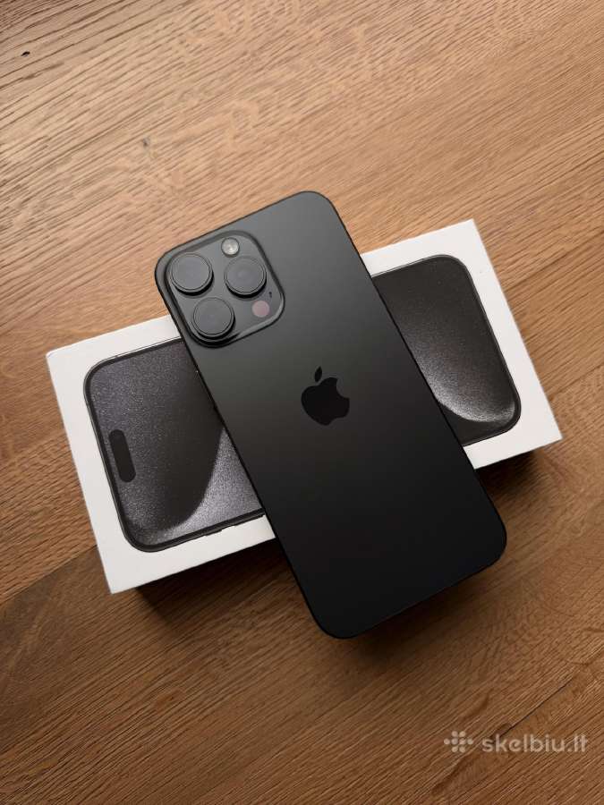 Parduodu Apple iPhone 15 Pro Max 256gb Black Titan - nuotraukos Nr. 2