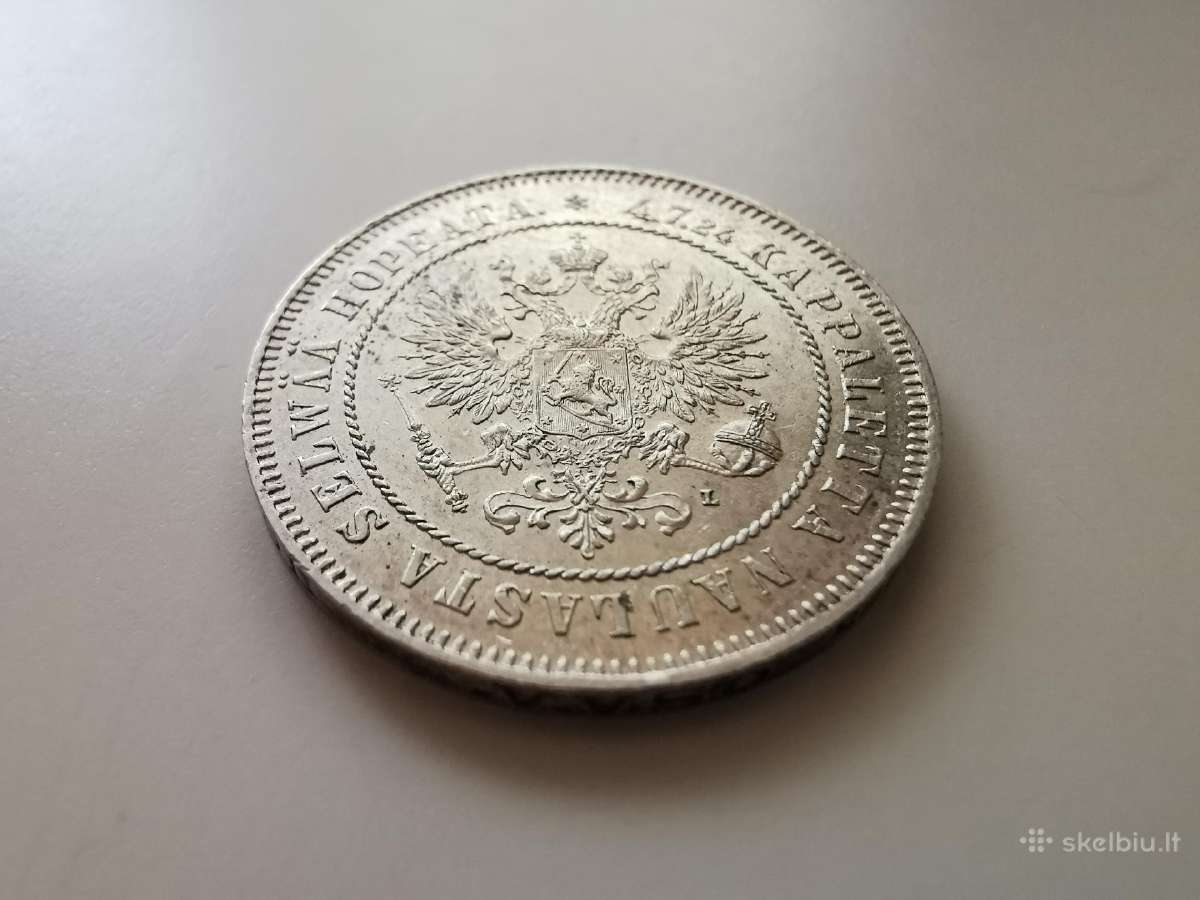 2 Markkaa 1908 Suomija - nuotraukos Nr. 2