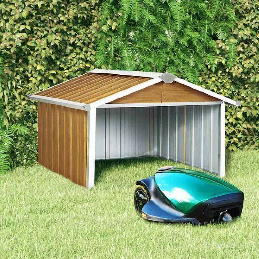 Sodo roboto vejapjovės garažas vidaxl(150908) - nuotraukos Nr. 4