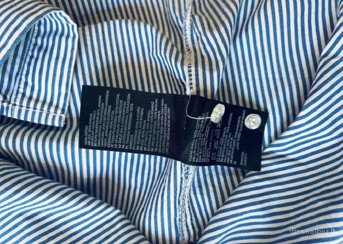 **h&m ilgi medvilniniai marškiniai – stilingas - nuotraukos Nr. 3