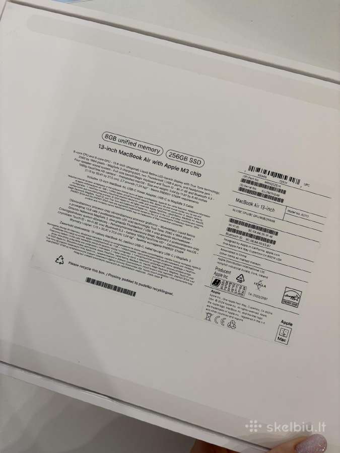 13-inch MacBook Air with Apple M3 chip - nuotraukos Nr. 3