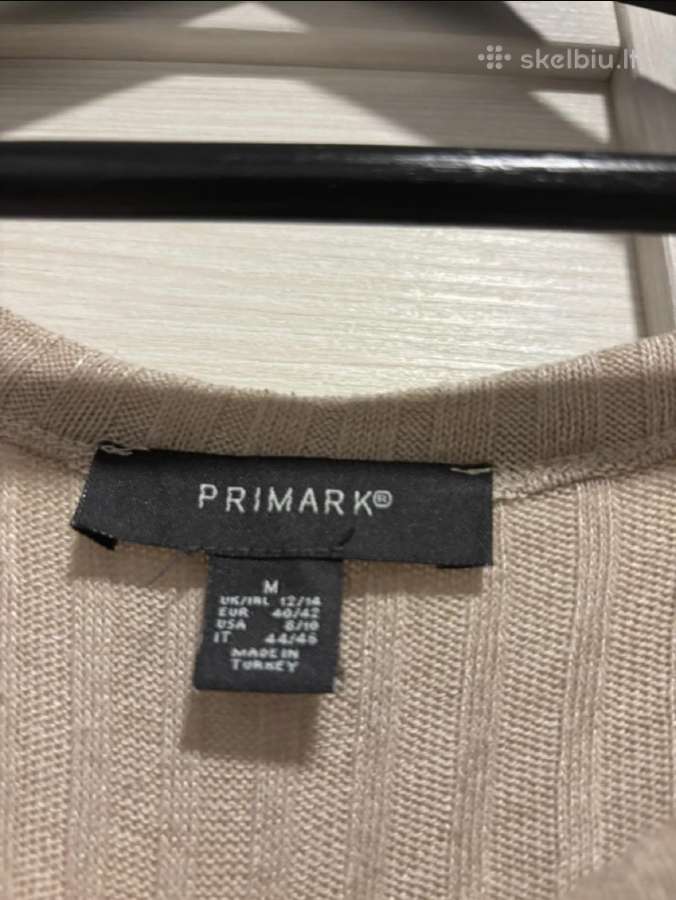 Primark riboto audinio crop palaidinė su sagomis - nuotraukos Nr. 3
