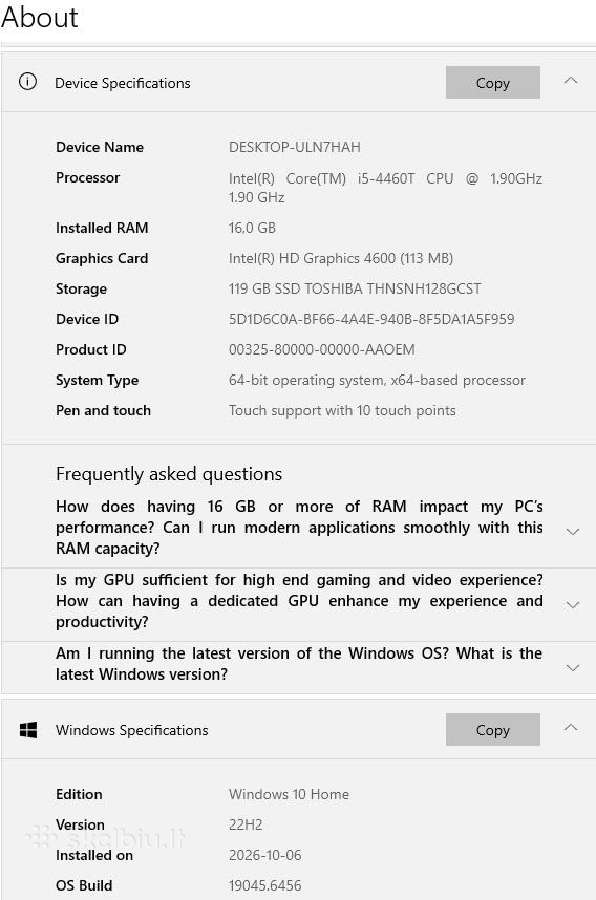 Kompiuteris Lenovo B50-30 All-in-one, i5, 16gb RAM - nuotraukos Nr. 3