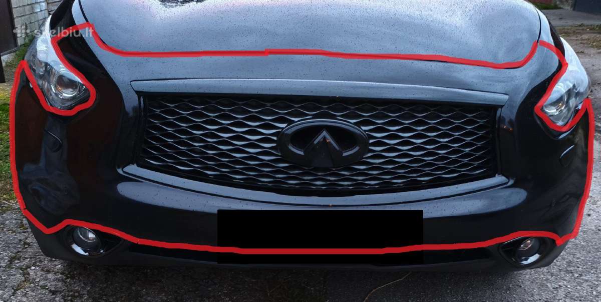 Naujas priekinis Buferis Infiniti Fx35 Fx50 Qx70 - nuotraukos Nr. 2