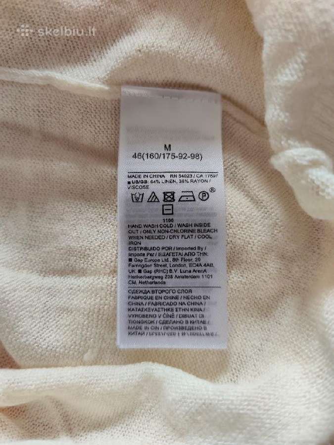 Naujas Banana Republic lino-viskozės megztukas - nuotraukos Nr. 6